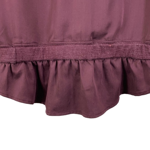 ♻️DONATED 5-1-25♻️ LULULEMON Zip Up Hoodie Size 6 Heathered Burgundy Maroon  A27 - Picture 14 of 14